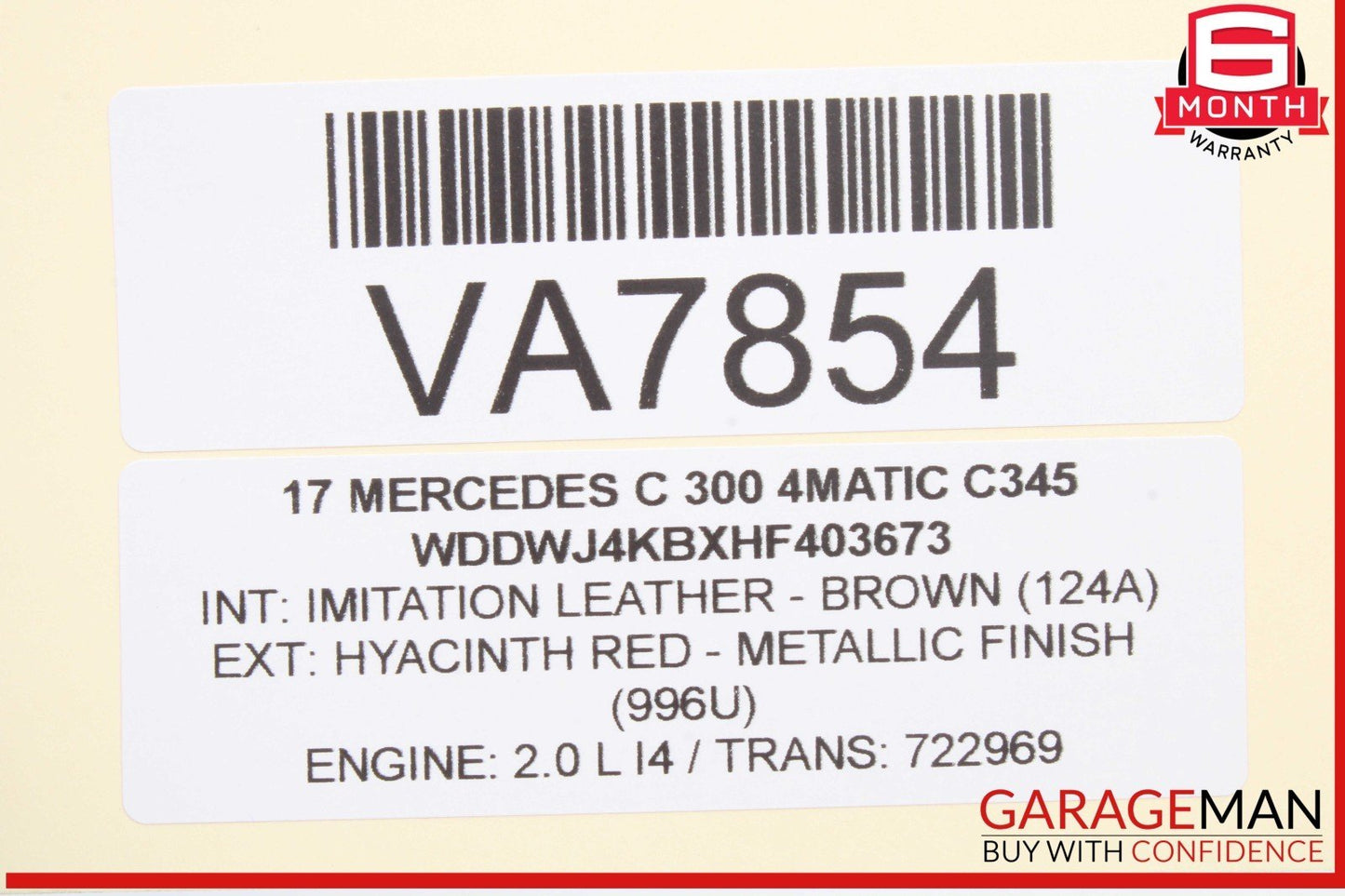 15-20 Mercedes W205 C300 4MATIC Front Left Side Door Lock Latch Actuator OEM