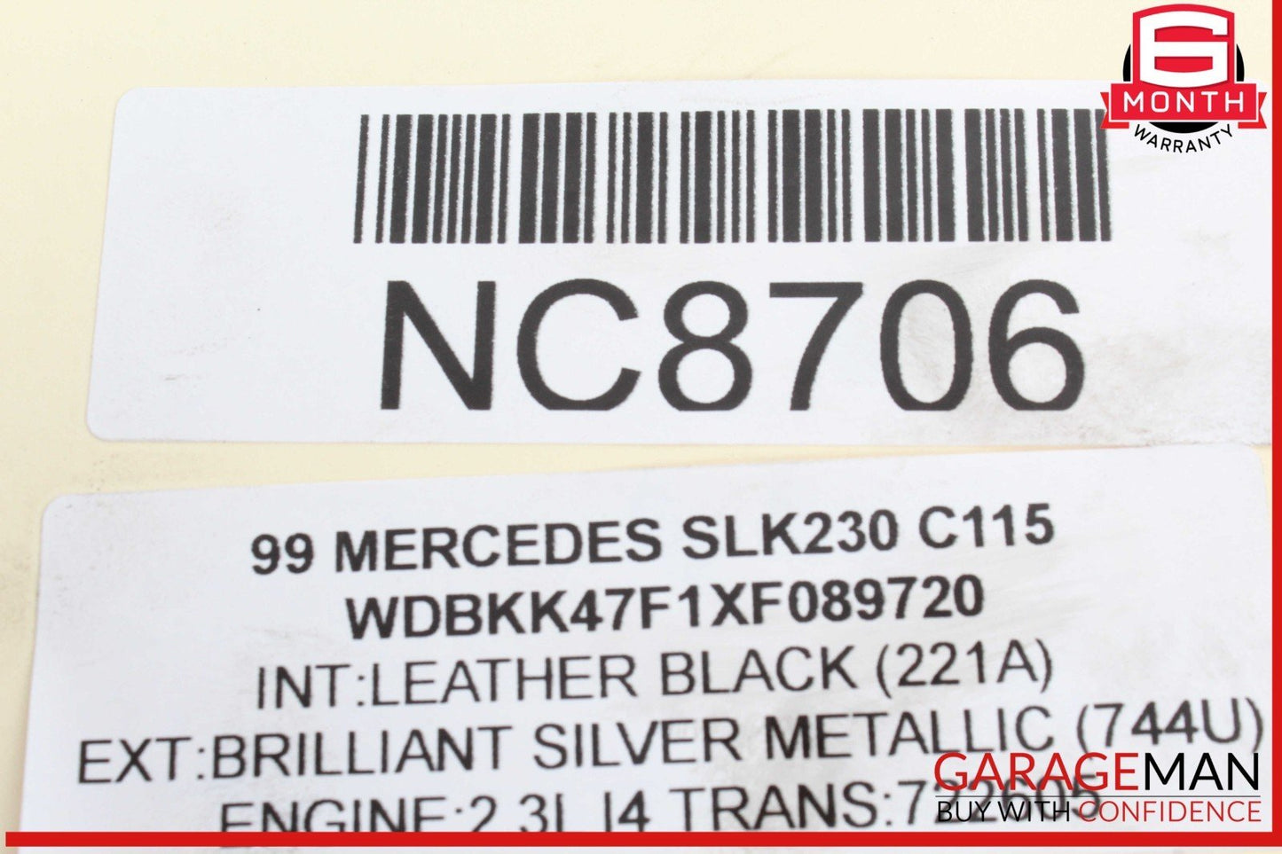97-03 Mercedes R170 SLK230 CLK430 CLK55 Power Steering Gear Box 2024610601 OEM