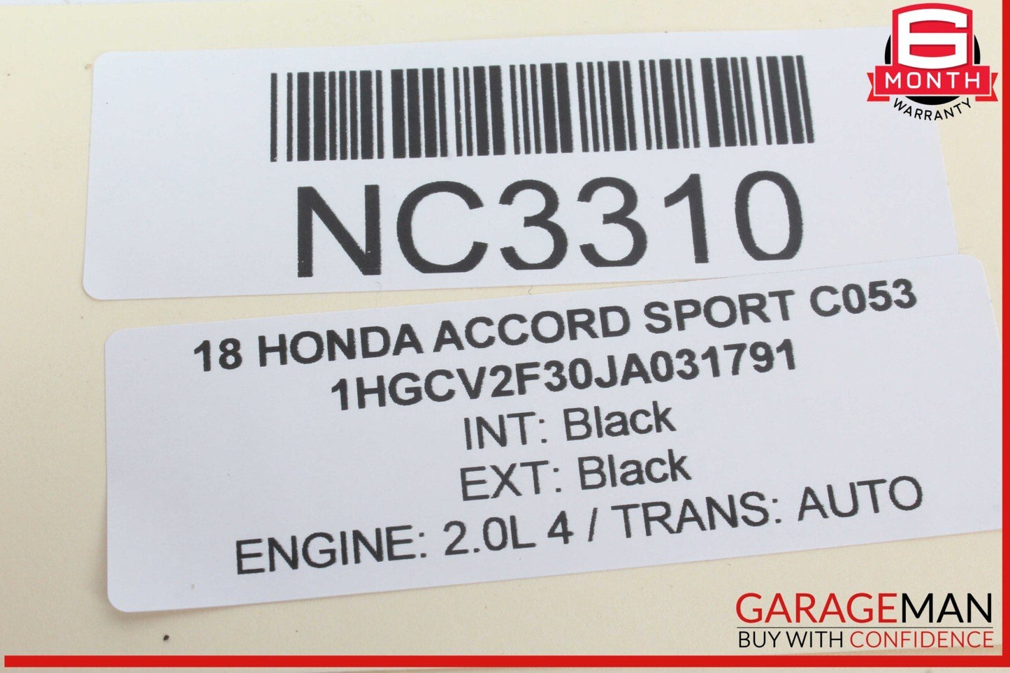 18-22 Honda Accord Sport Front Right Passenger Side AC A/C Air Vent Grille Grill