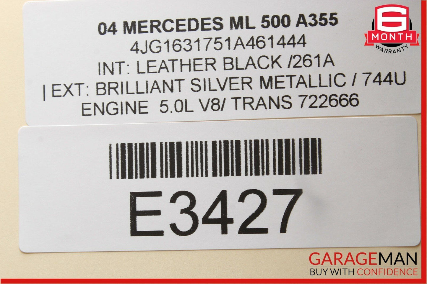 02-05 Mercedes W163 ML500 Front & Rear Door Sound Audio Speaker Set of 6 Pc OEM