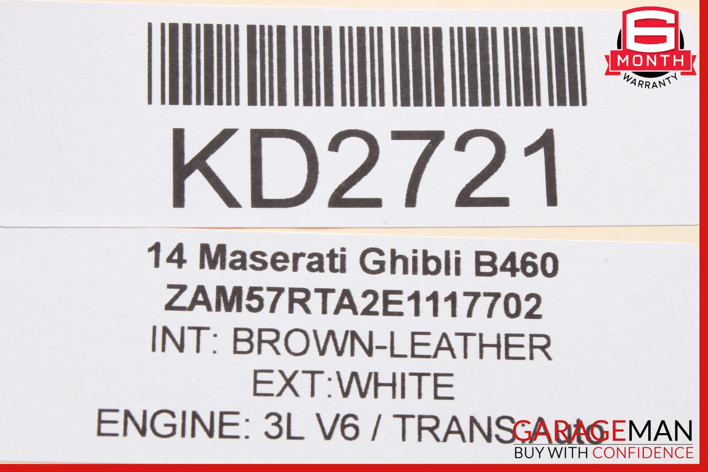 14-17 Maserati Ghibli Dash Dashboard Instrument Panel Analog Clock Assembly OEM