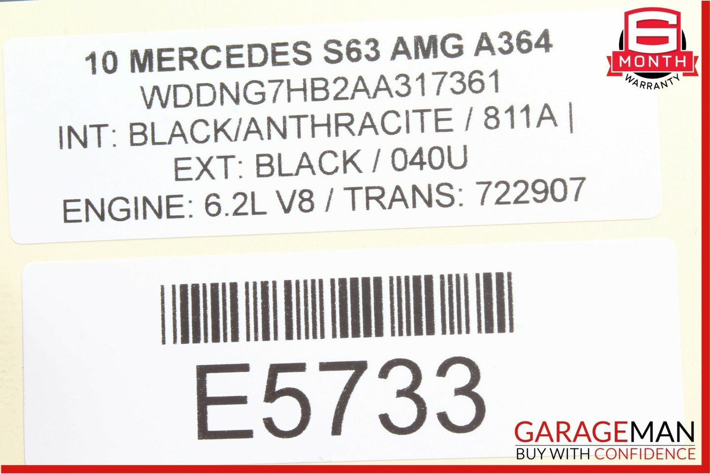 07-13 Mercedes W221 S63 Headlight Switch Control 2219053500 OEM