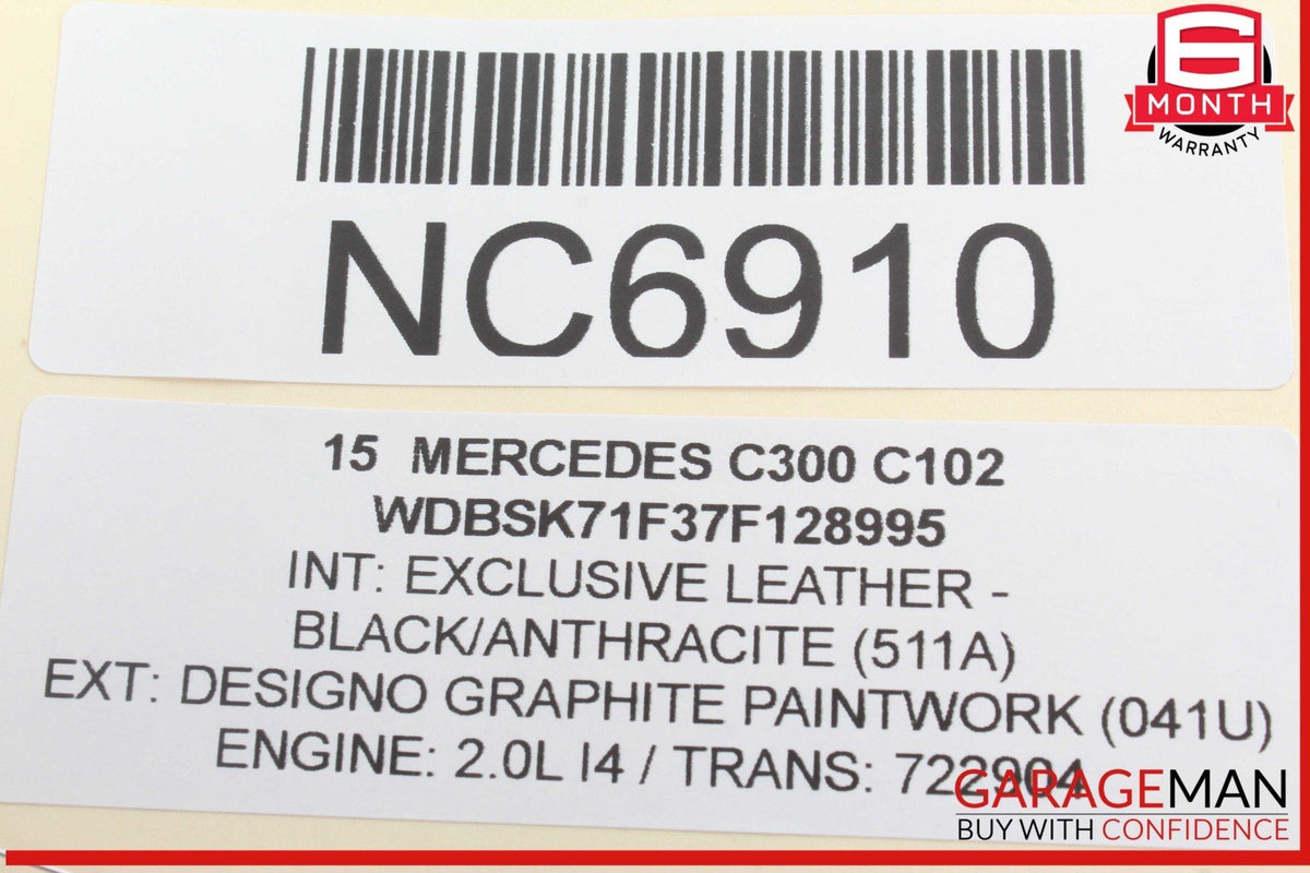 15-18 Mercedes W205 C300 C400 C350e Rear Trunk SAM Control Module Unit OEM
