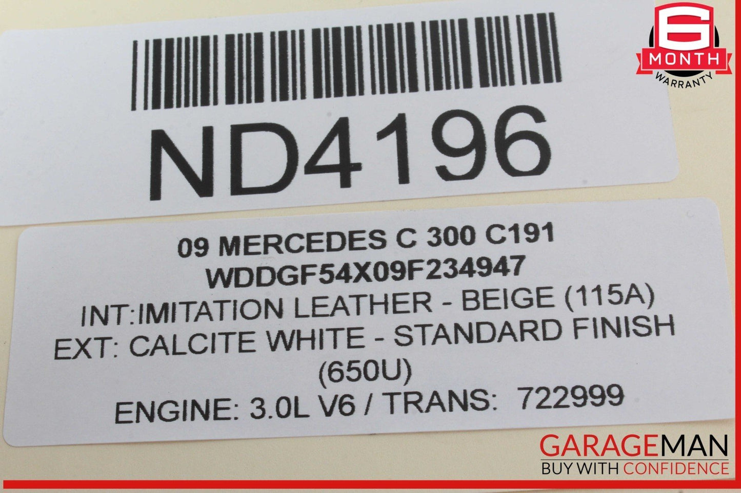 08-14 Mercedes W204 C300 Front Right Bumper Reinforcement Impact Bar Bracket OEM