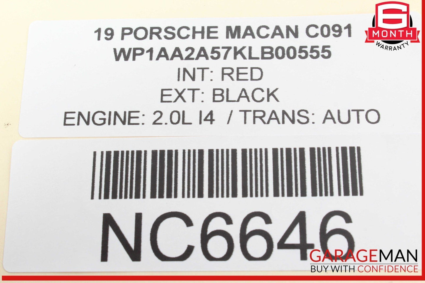 15-24 Porsche Macan Rear Left Driver Side Upper Suspension Control Arm OEM