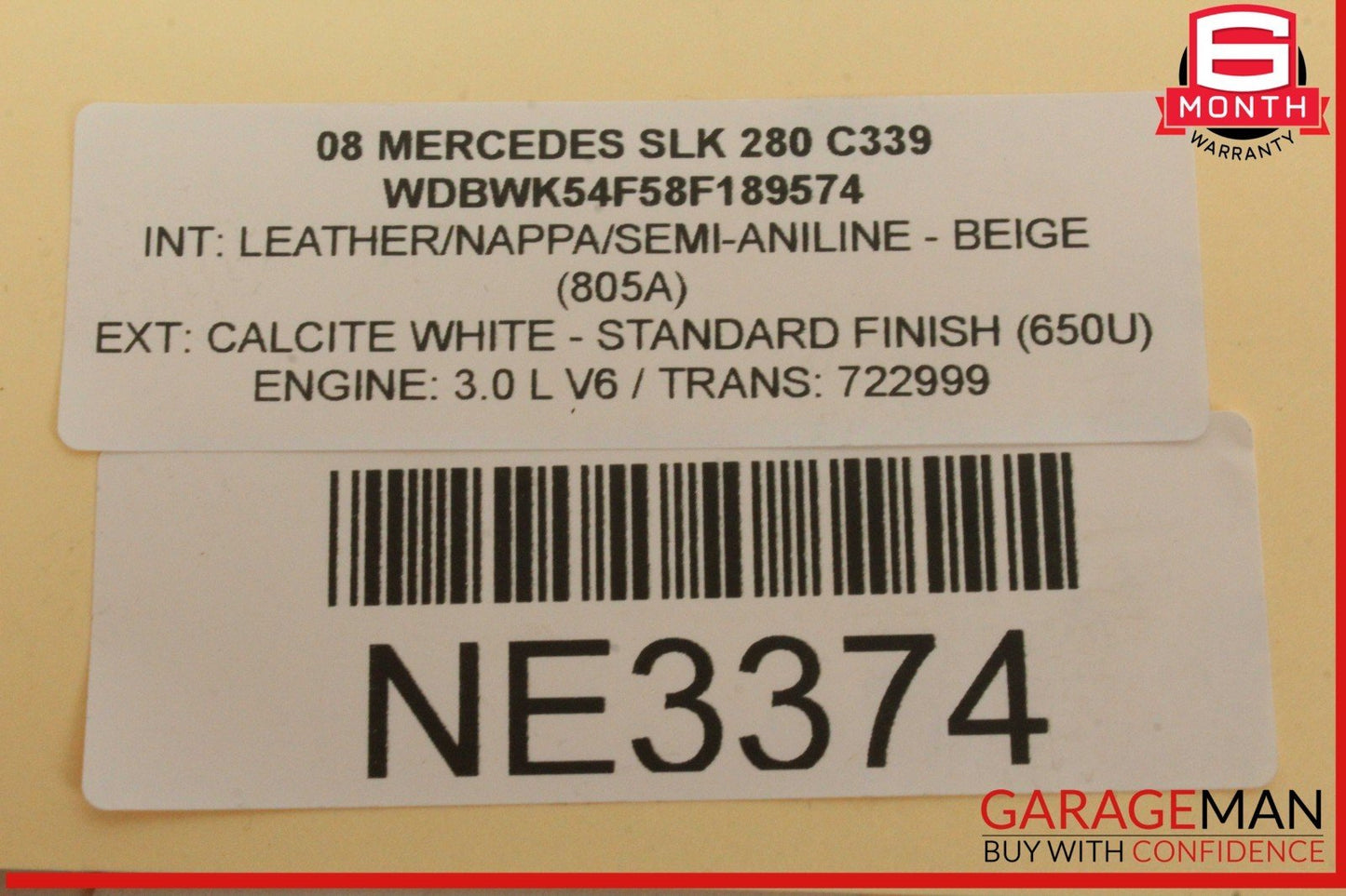05-11 Mercedes R171 SLK280 SLK300 Front Right Side Door Lock Latch Actuator OEM