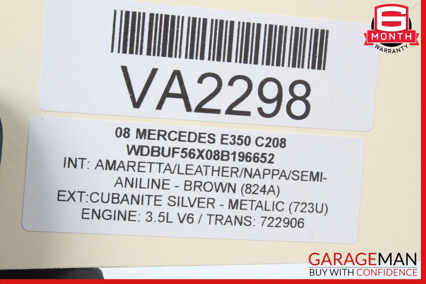 03-09 Mercedes W211 E350 E320 Front Right Side Window Regulator Motor OEM