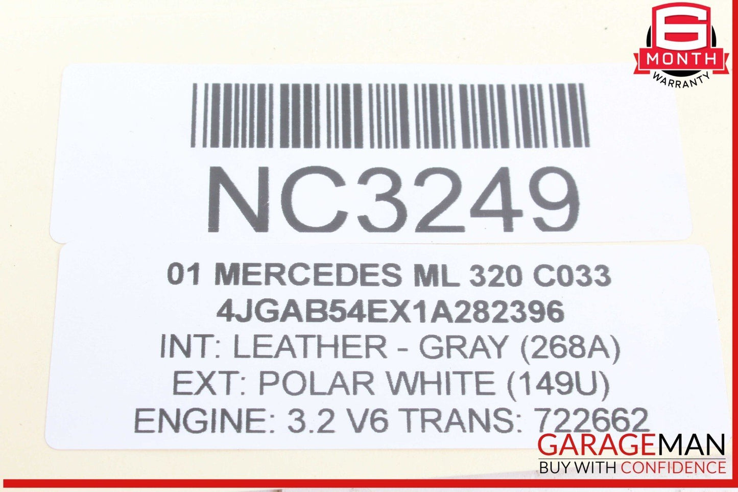 98-05 Mercedes W163 ML320 ML350 ML500 Front Right Side Axle CV Half Shaft OEM