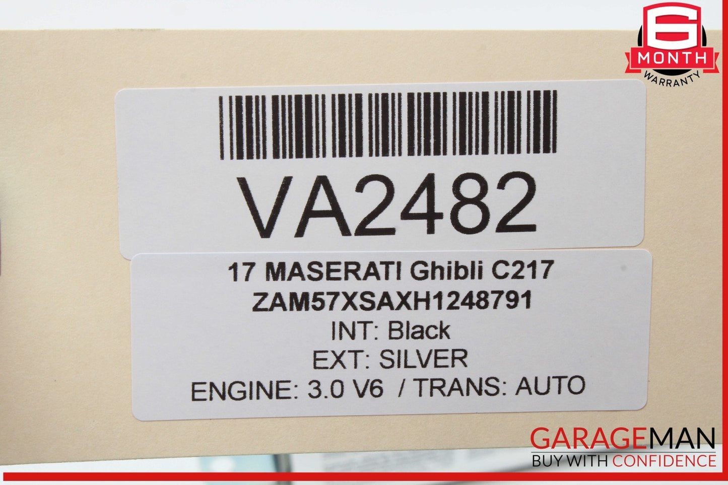 14-21 Maserati Ghibli Quattroporte Front Right Passenger Side Dashboard Airbag
