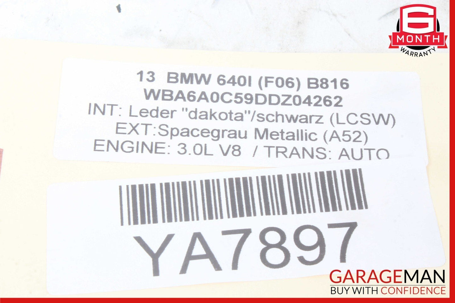 12-18 BMW 640i 650i F06 Power Distribution Fuse Relay Box Module OEM