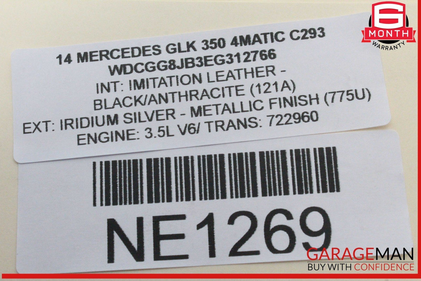 08-14 Mercedes X204 GLK350 4MATIC Front Left Side Door Lock Latch Actuator OEM