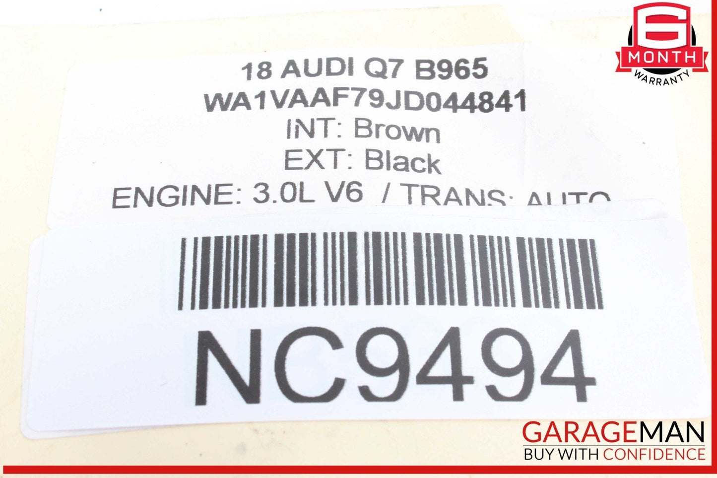 17-19 Audi Q7 Rear Left Driver Side Bind Spot Radar Sensor Module 4M0907590D OEM