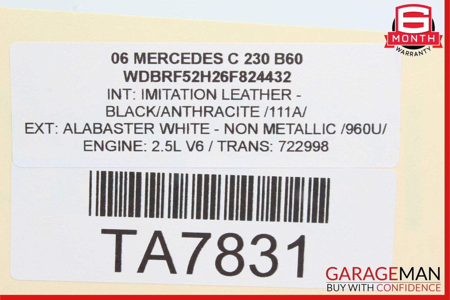 05-07 Mercedes W203 C230 C280 Dashboard Dash Control Switch Panel Trim OEM