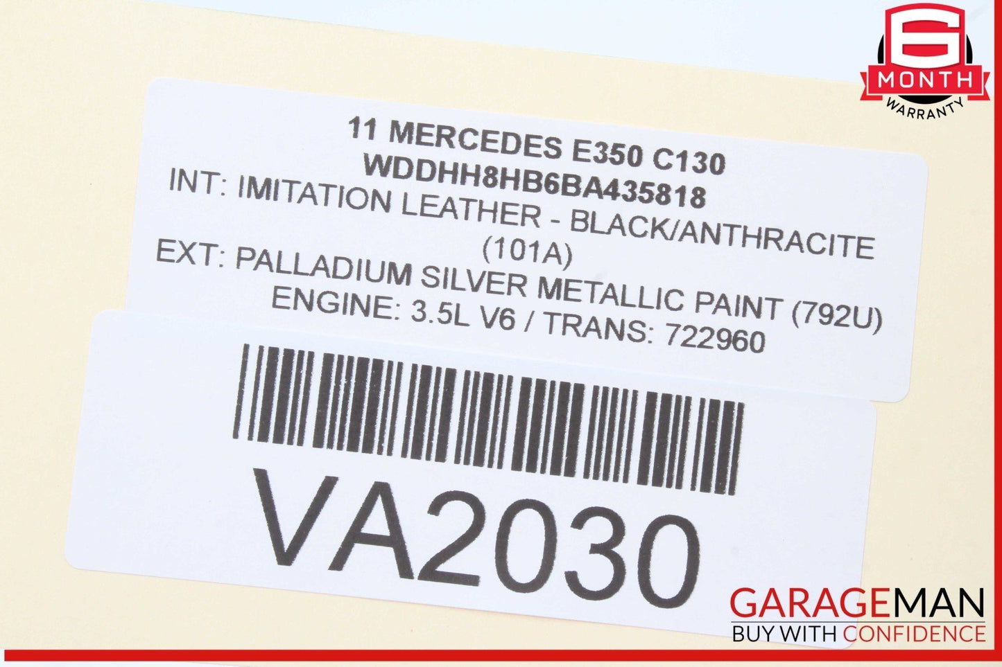 08-18 Mercedes W212 E350 Rear Left Side Door Control Module 2129003906 OEM