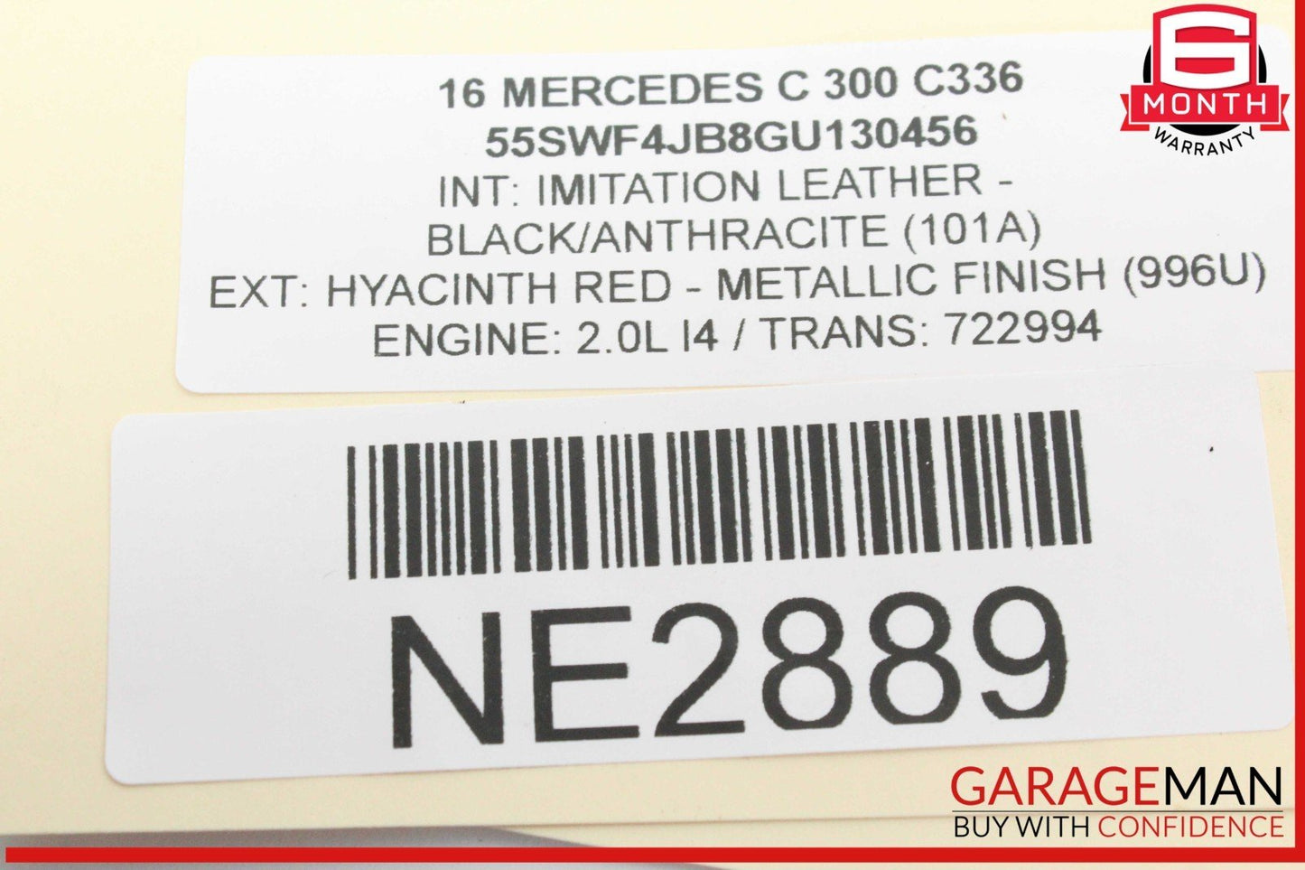 15-20 Mercedes W205 C300 C350e C43 AMG Rear Left Side Door Lock Latch Actuator