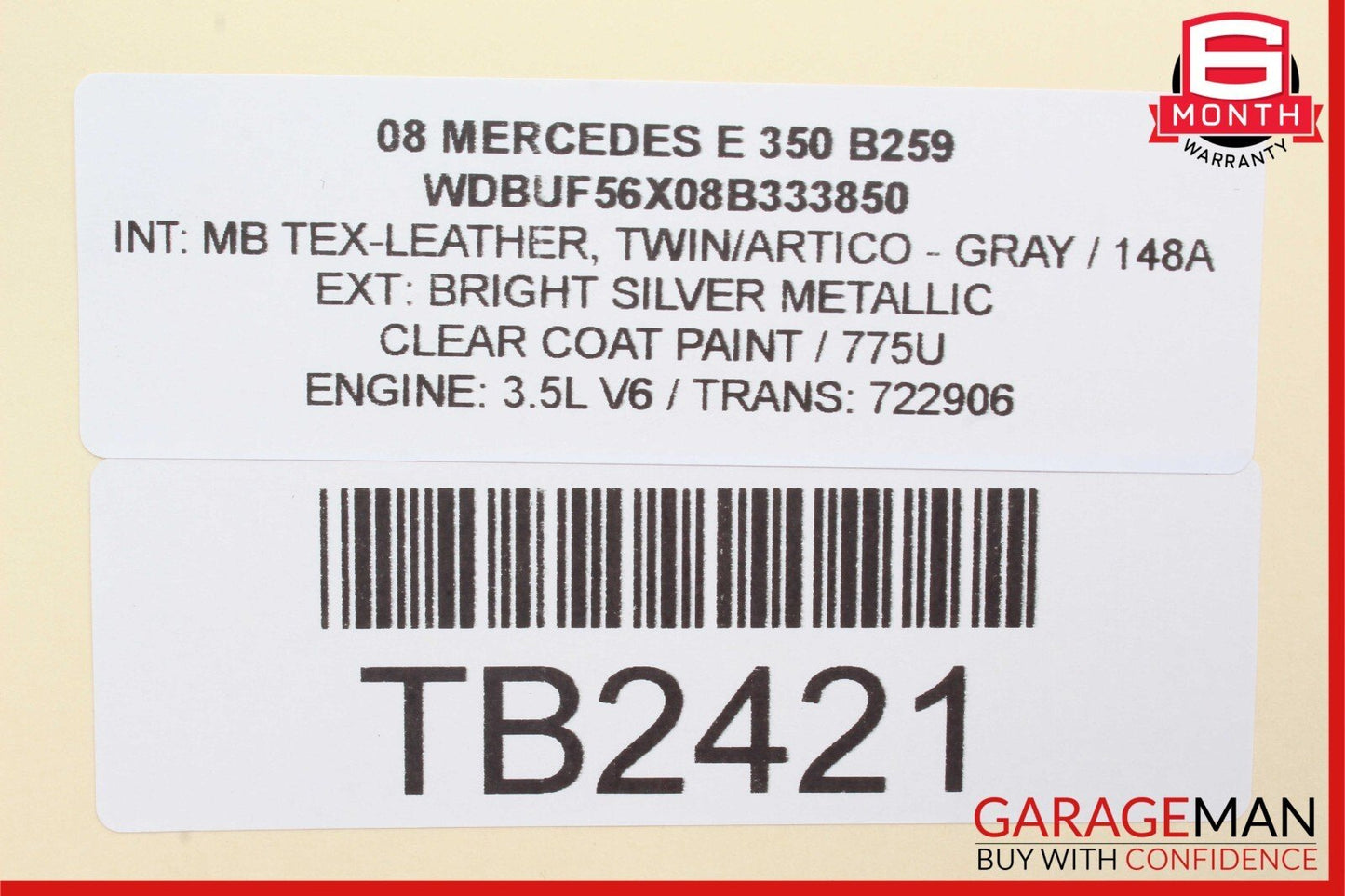 03-09 Mercedes W211 E63 E55 AMG E550 Sedan Fuel Gas Tank Lid Door Silver OEM