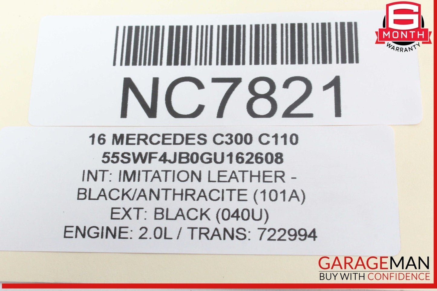 15-20 Mercedes W205 C300 Front Left Side Exterior Door Handle Keyless Go OEM