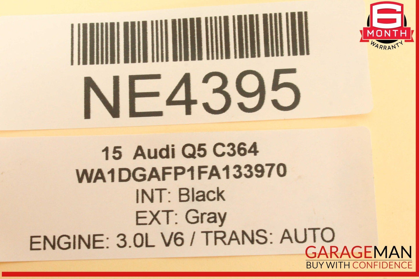 09-18 Audi Q5 A5 A7 S4 A4 Rear Right Passenger Side Upper Control Arm 8K0505324H