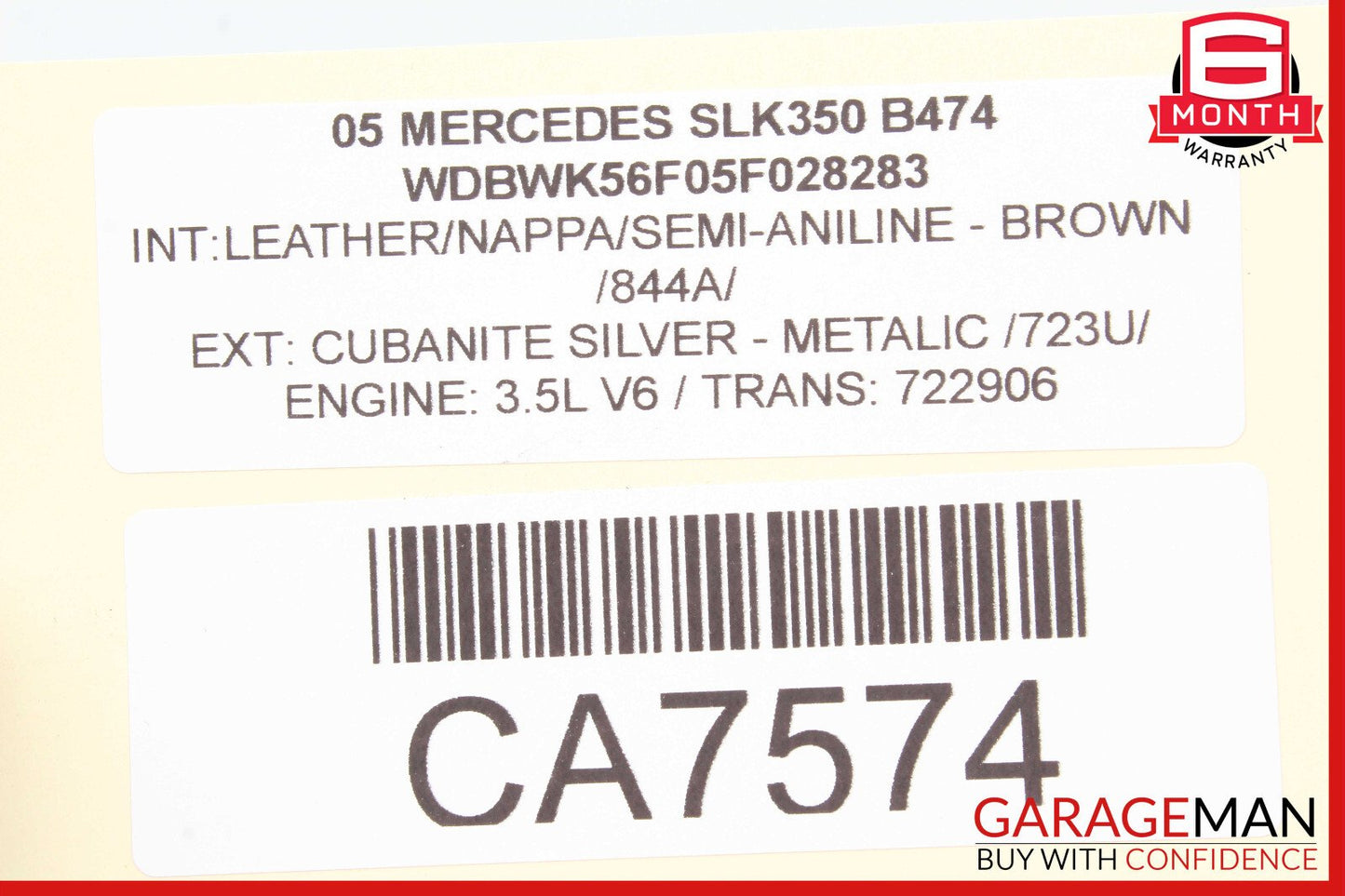 05-08 Mercedes R171 SLK350 SLK280 Exterior Door Handle Left Driver Side OEM