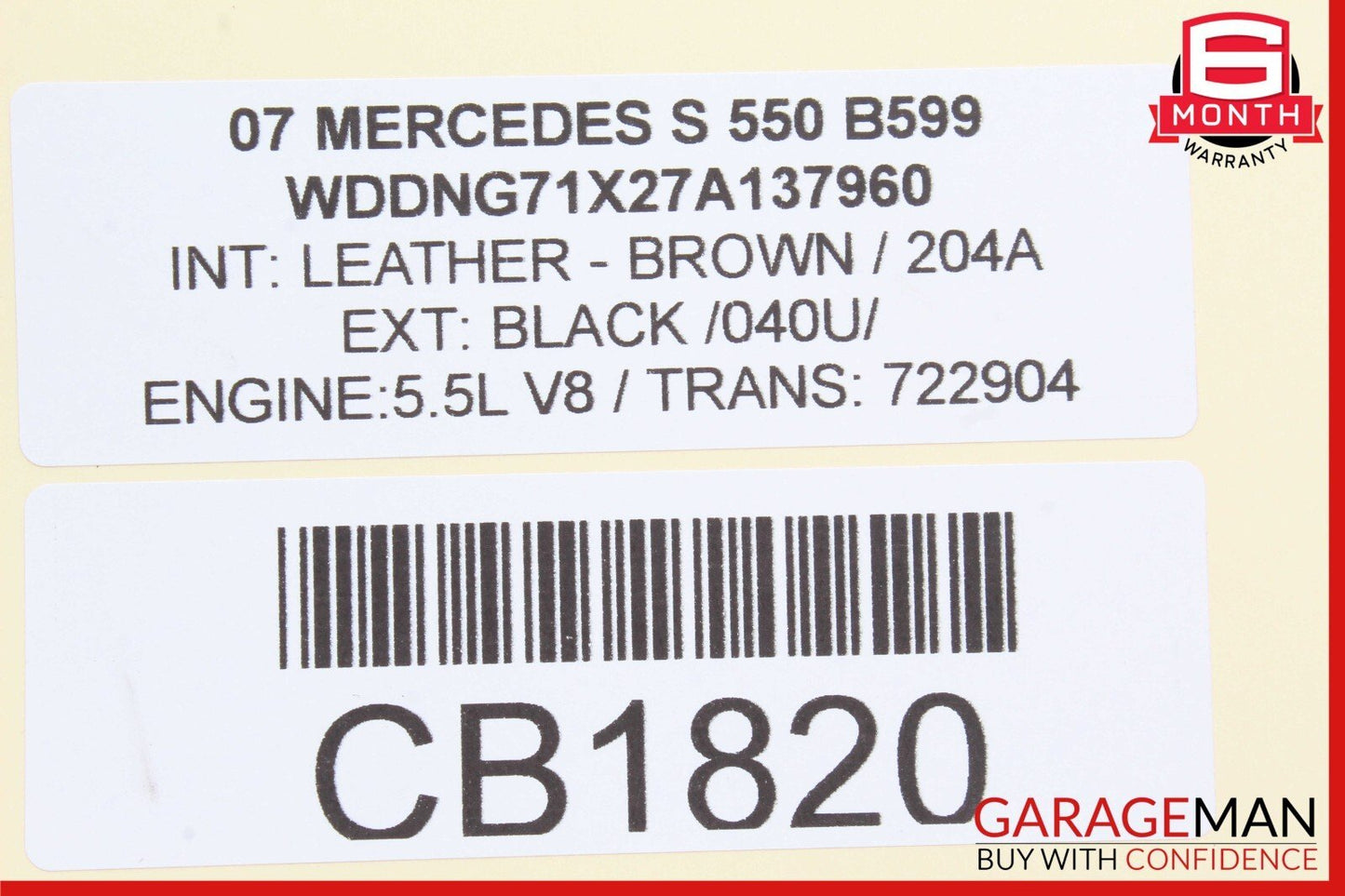 07-14 Mercedes W221 S550 S600 CL550 Headlight Head Light Switch Controller OEM