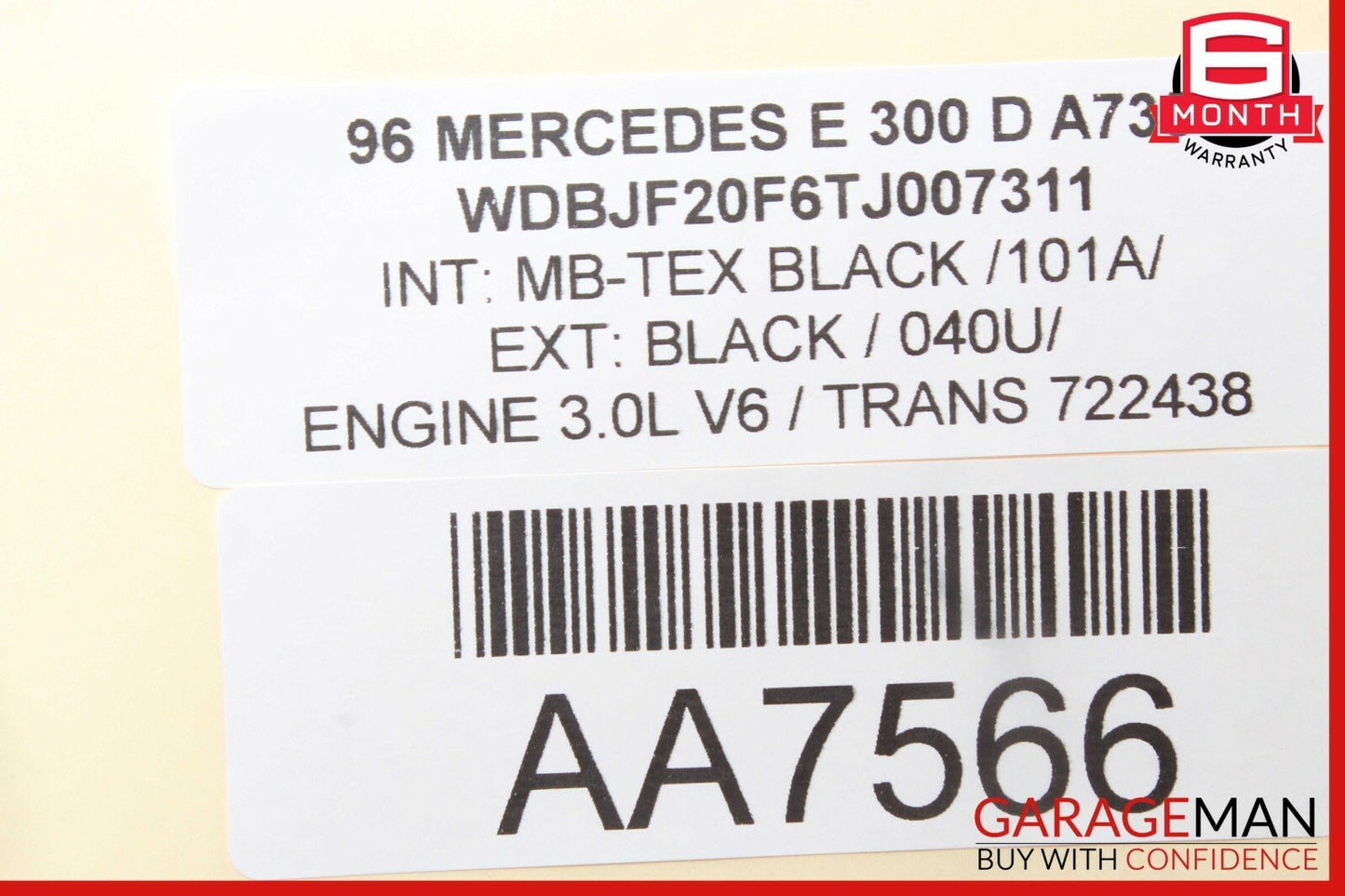 95-97 Mercedes W210 E300 3.0L V6 Diesel ECU ECM Engine Control Module Unit OEM