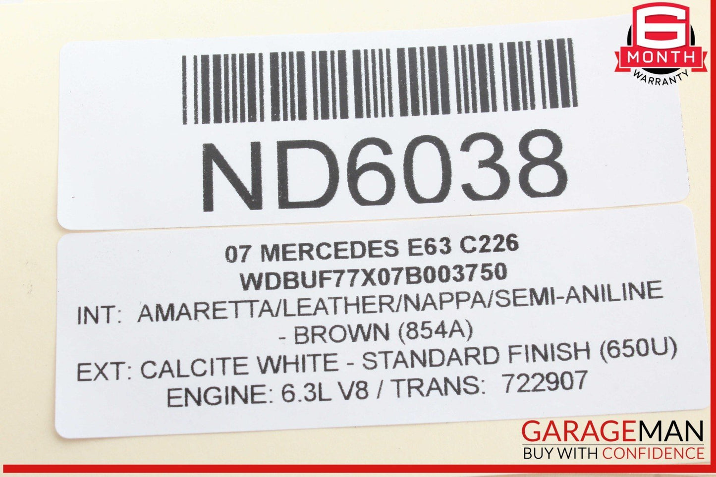 03-09 Mercedes W211 E63 AMG E550 E500 Front Right Side Door Lock Actuator OEM