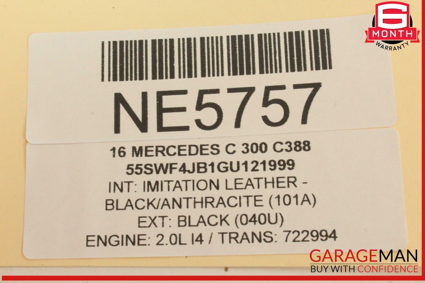 15-20 Mercedes W205 C300 Front Right Passenger Side Door Control Module Unit OEM