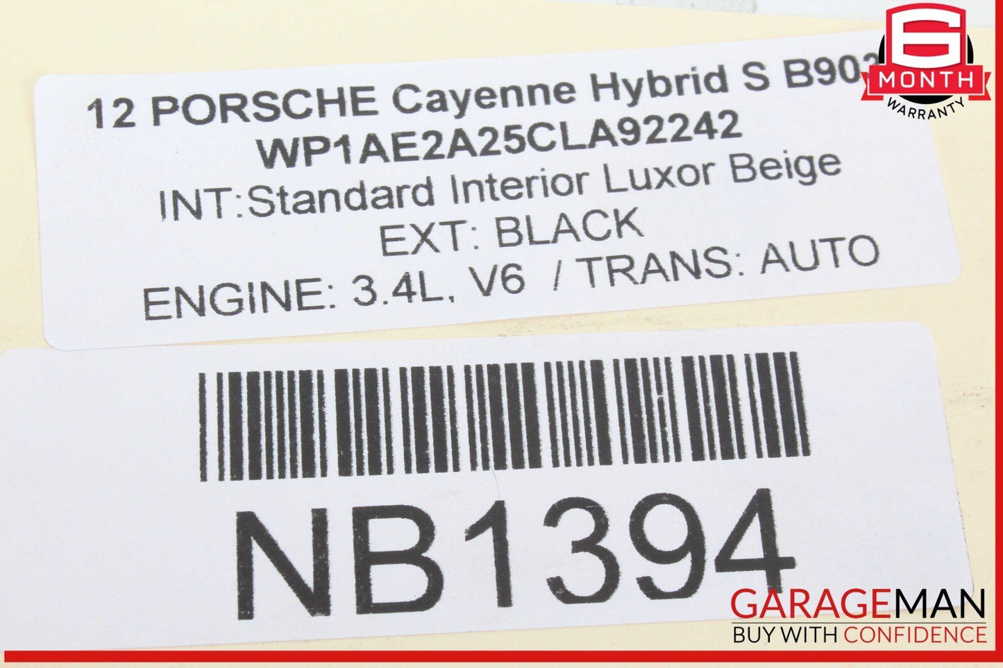 11-17 Porsche Cayenne 958 Rear Left Lower Control Arm OEM