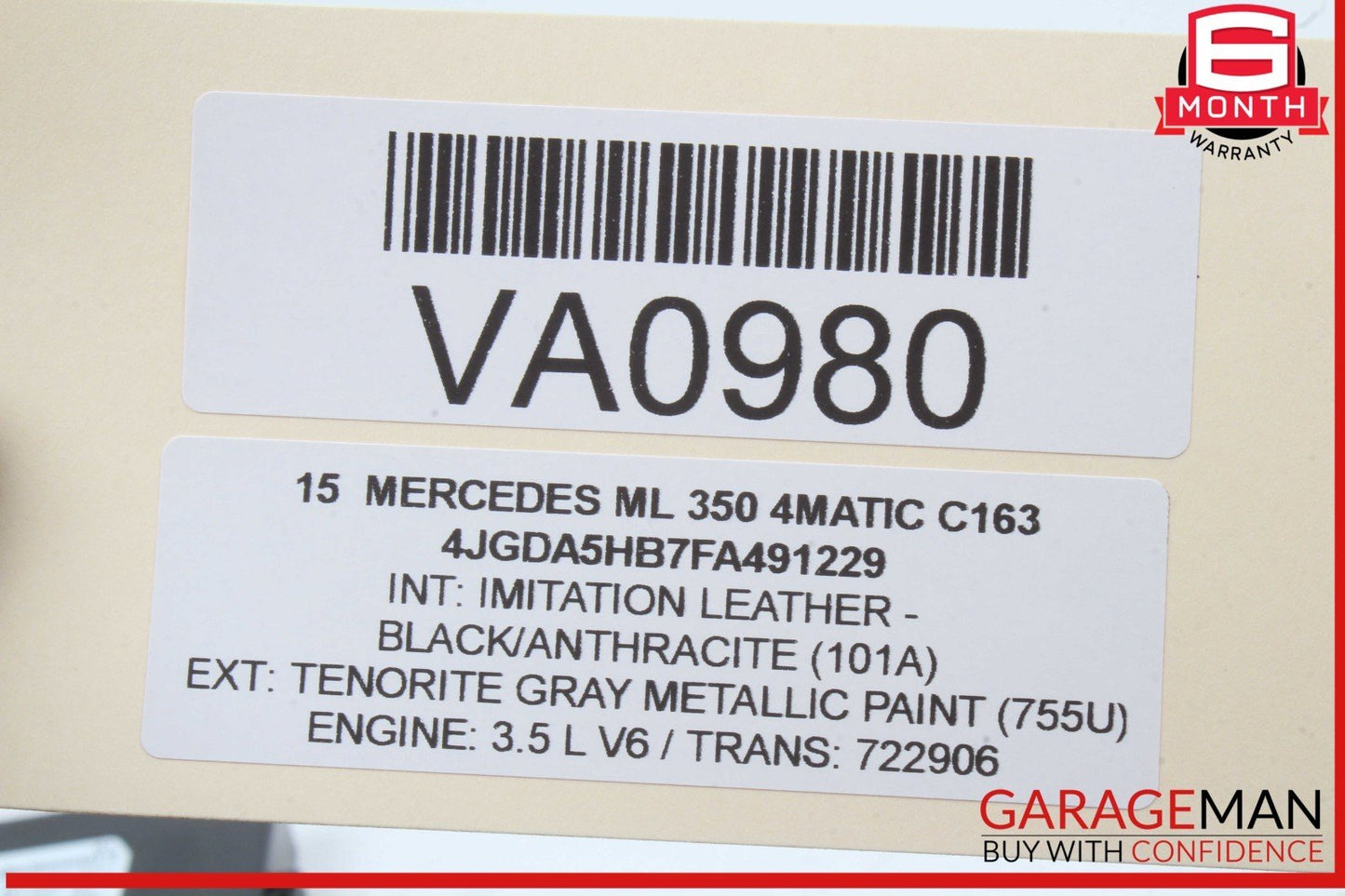 12-20 Mercedes W166 ML350 4MATIC GL550 Communication Control Module Unit OEM
