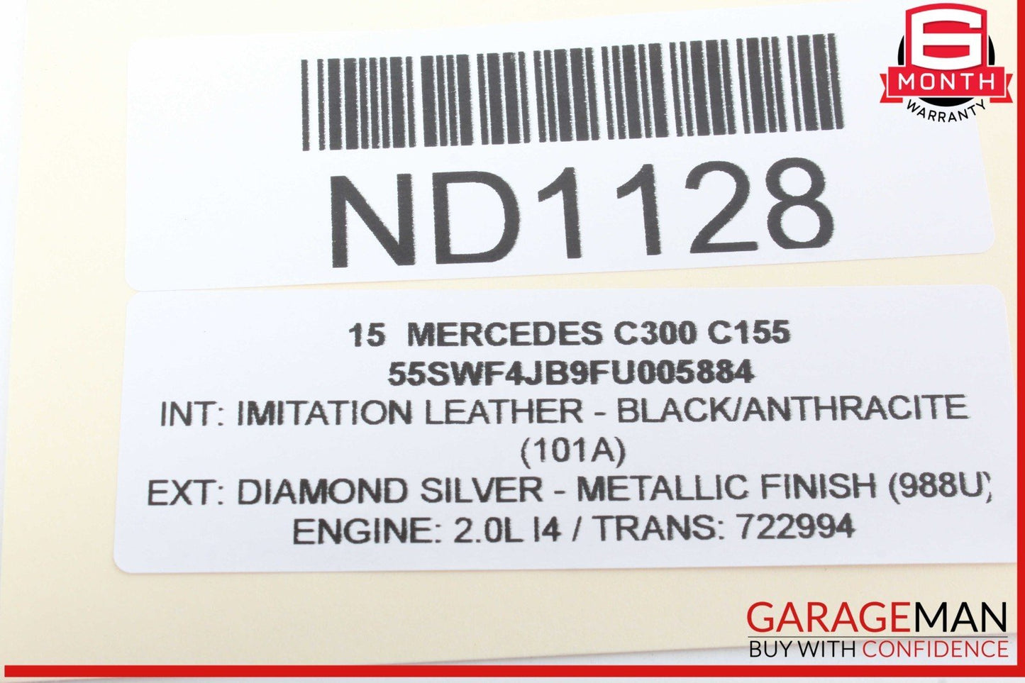 15-20 Mercedes W205 C300 C400 GLC300 Dash Headlight Switch Control Module OEM