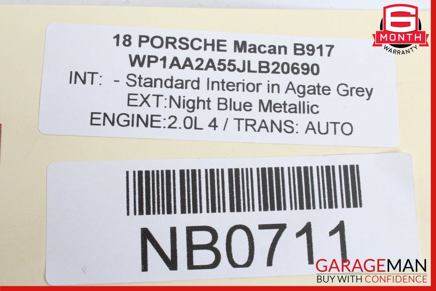 15-24 Porsche Macan Turbo 95B Rear Right Passenger Side Knuckle Spindle OEM