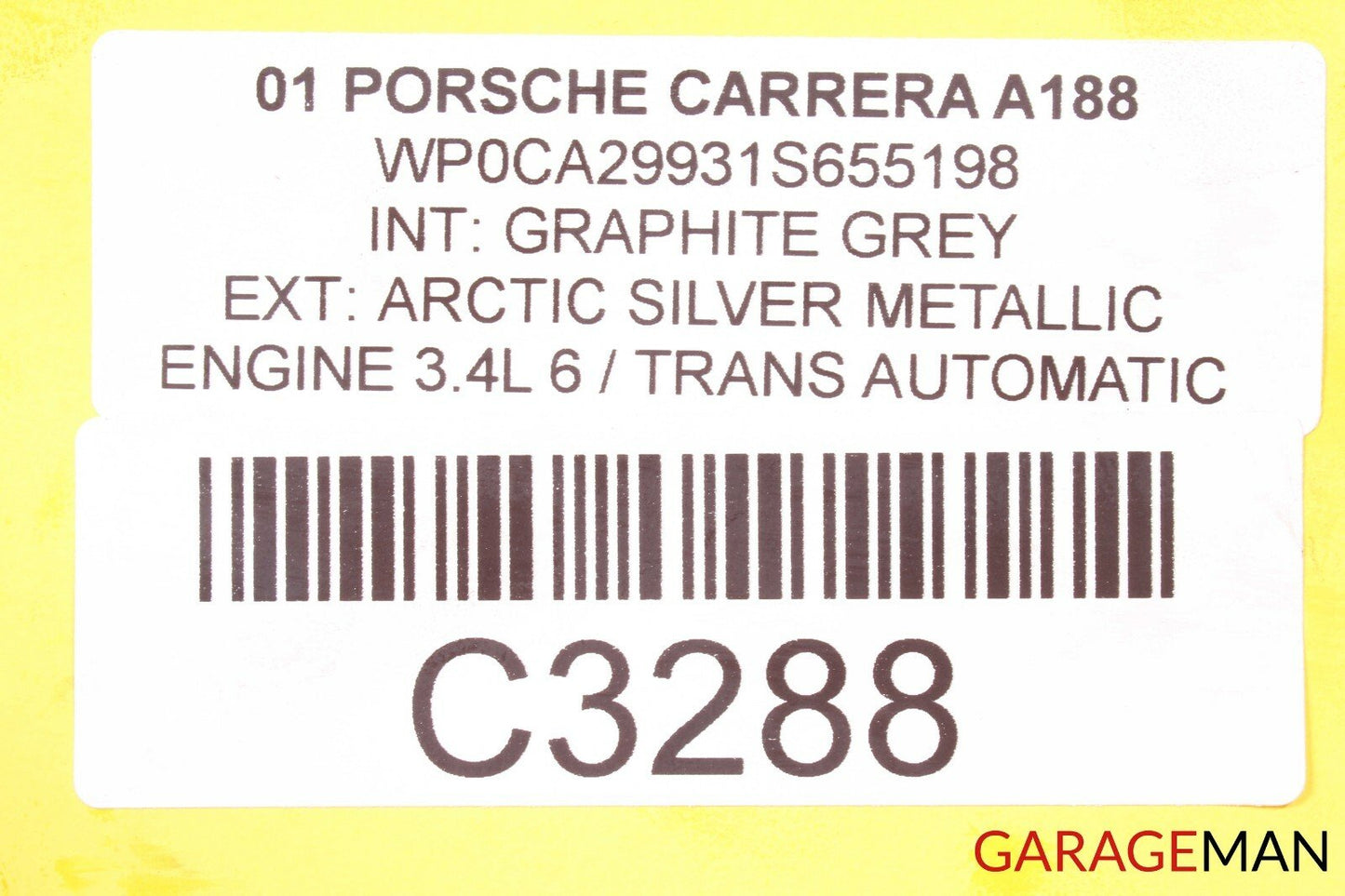 99-02 Porsche Carrera 911 996 3.4L Left Transmission Internal Gear Bearing OEM