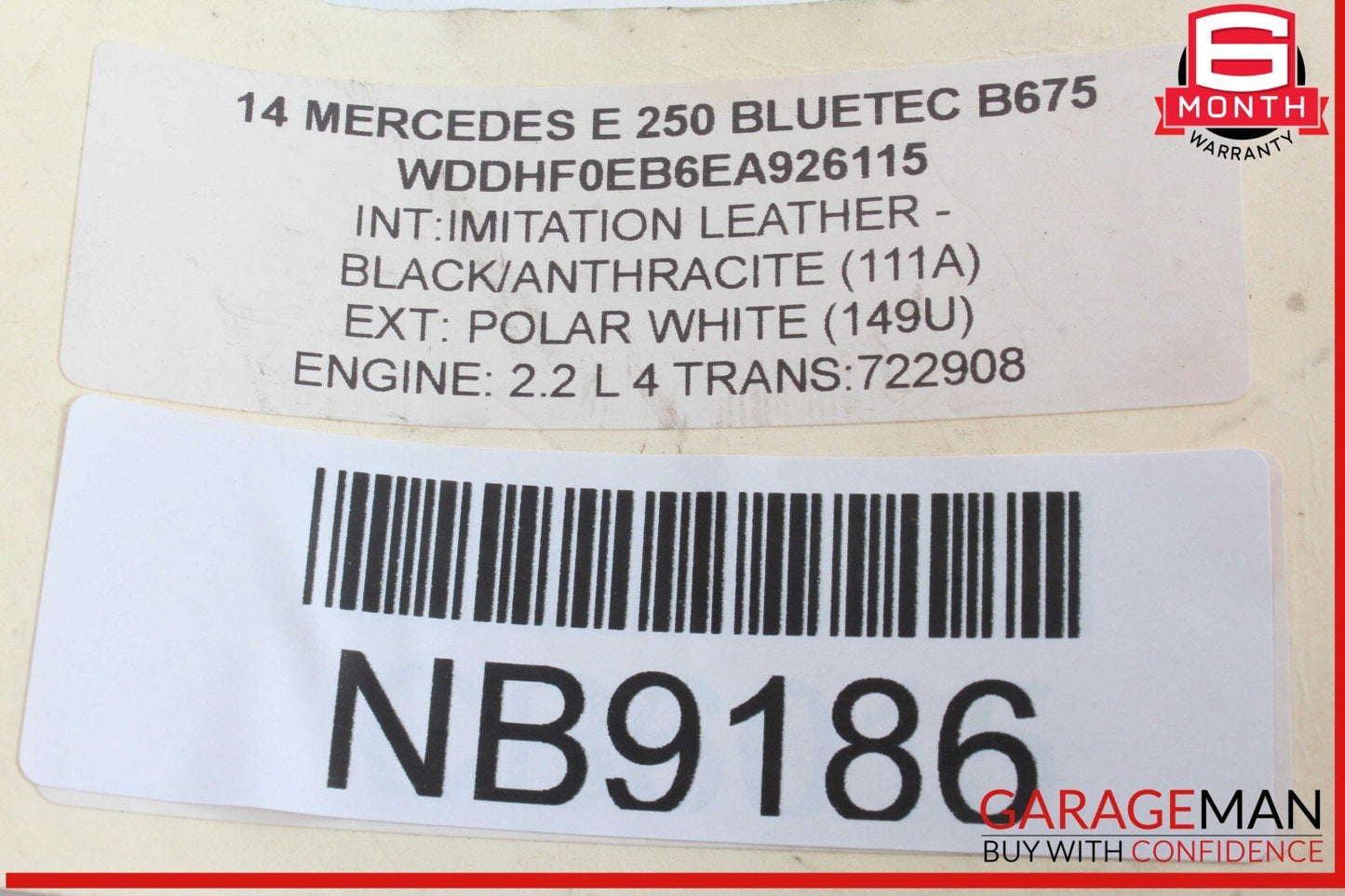 10-18 Mercedes W212 E250 Bluetec Rear SAM Fuse Box Relay Control Module OEM