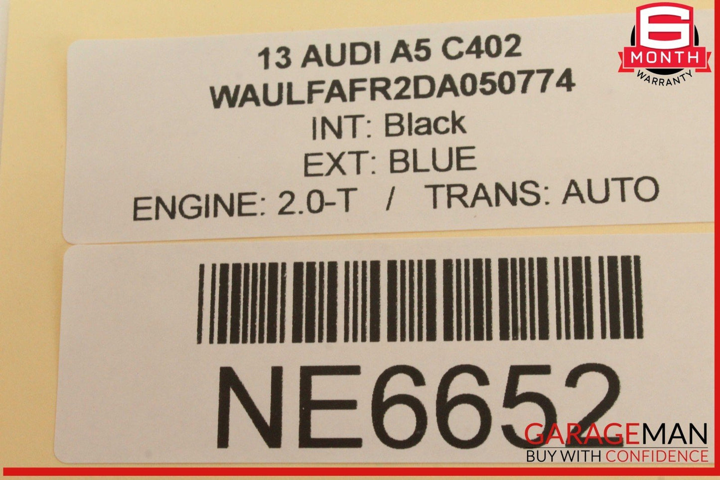 2009-2016 Audi A5 Rear Trunk Lock Latch Actuator 4F5827505D