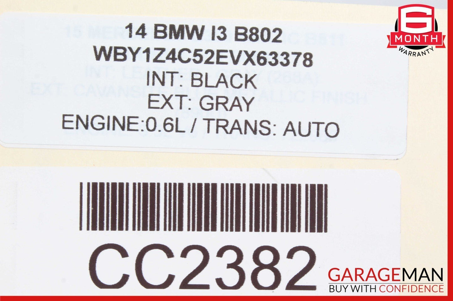 14-17 BMW i3 I01 Hybrid Electric Drive MotorTransmission Assembly OEM 77k