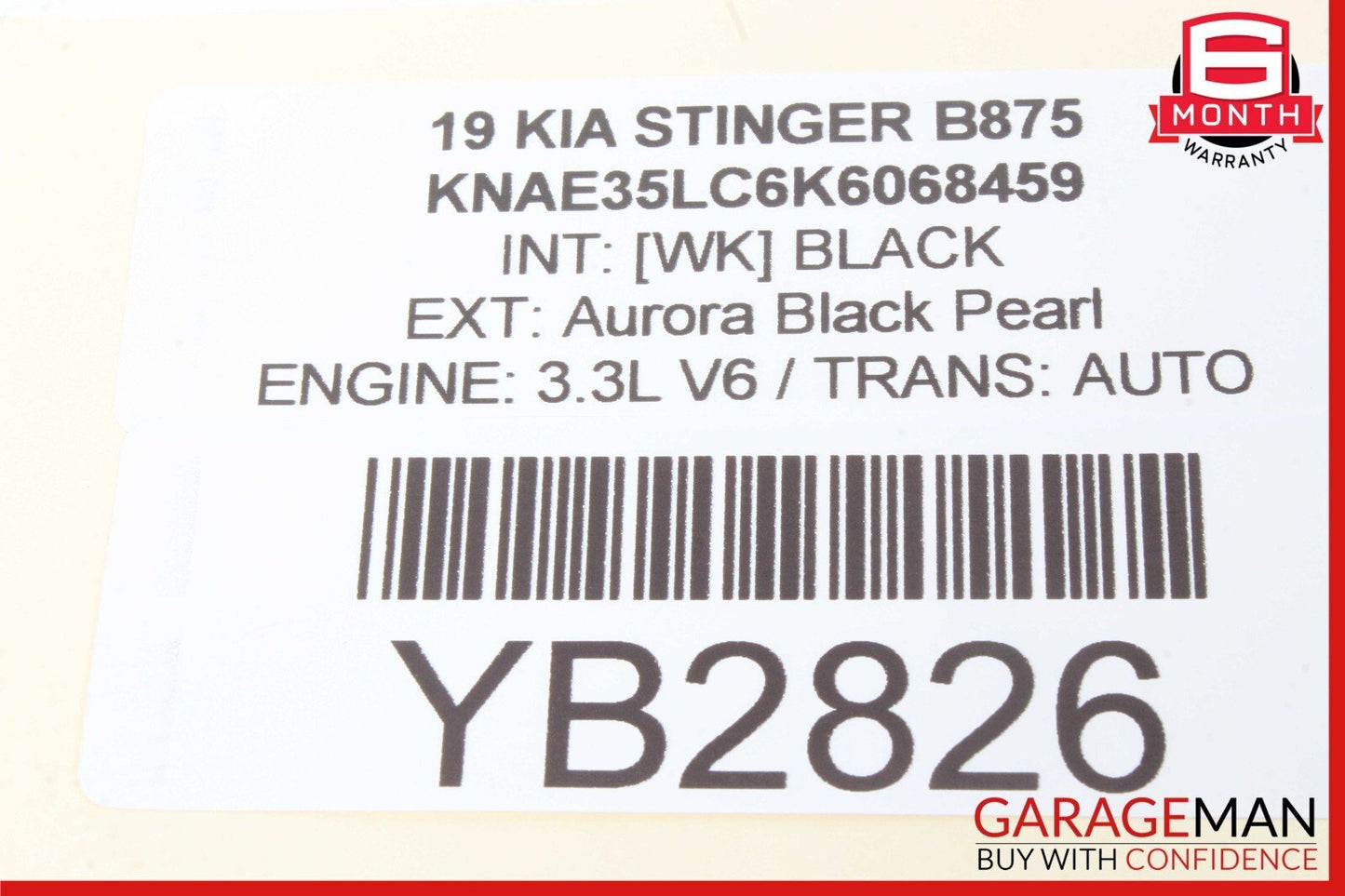 18-23 Kia Stinger Dashboard Left Trim Cover Panel 84760-J5000WK OEM