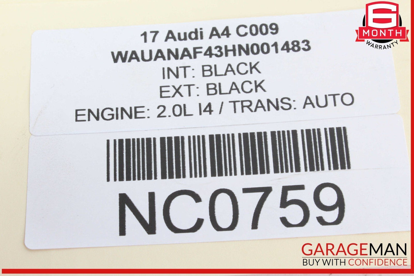 17-24 Audi A4 Quattro Front Left or Front Right Side CV Axle Shaft 8W0407271