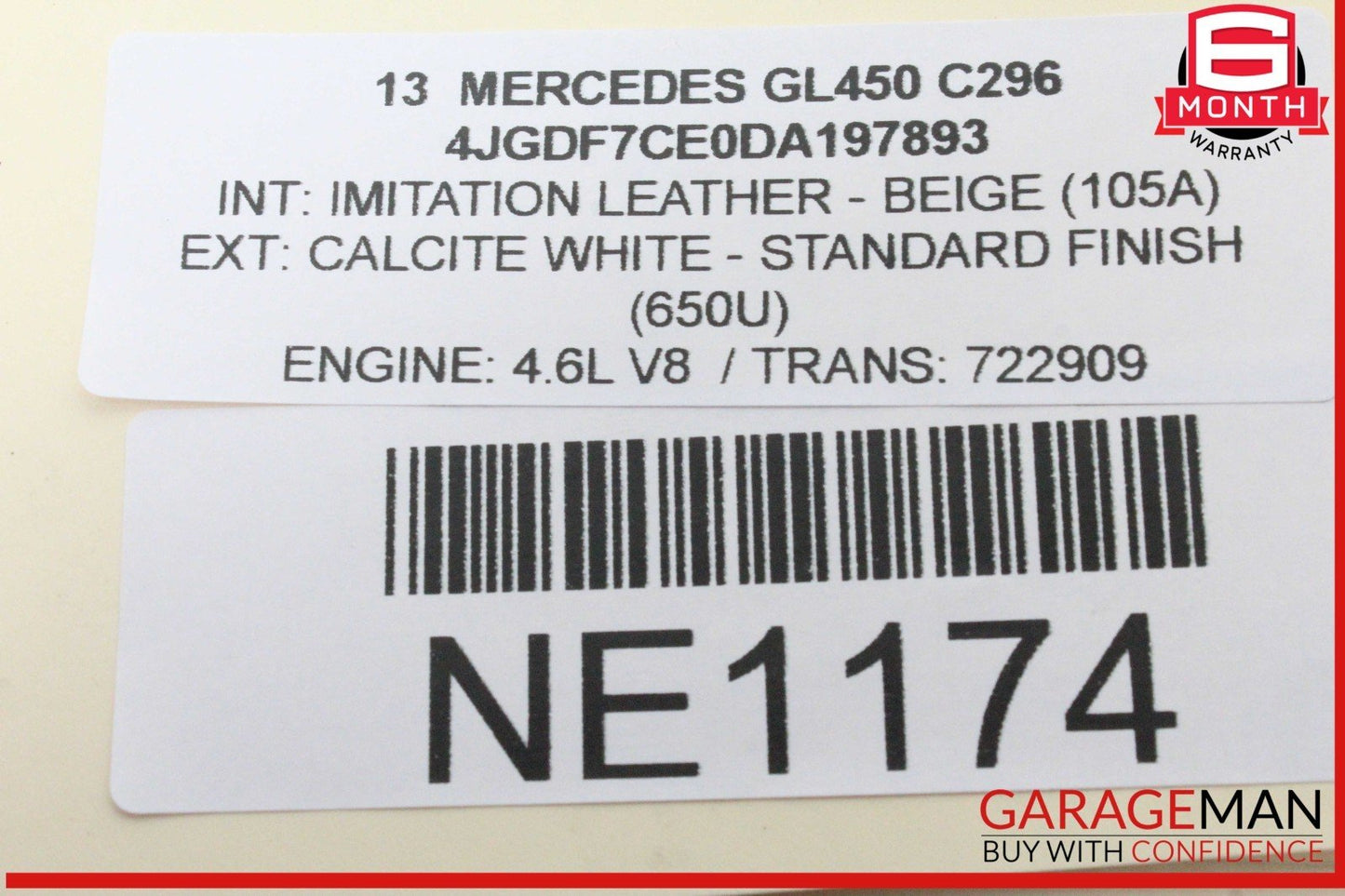 13-19 Mercedes X166 GL450 GL550 Front Left Side Seat Control Module Unit OEM
