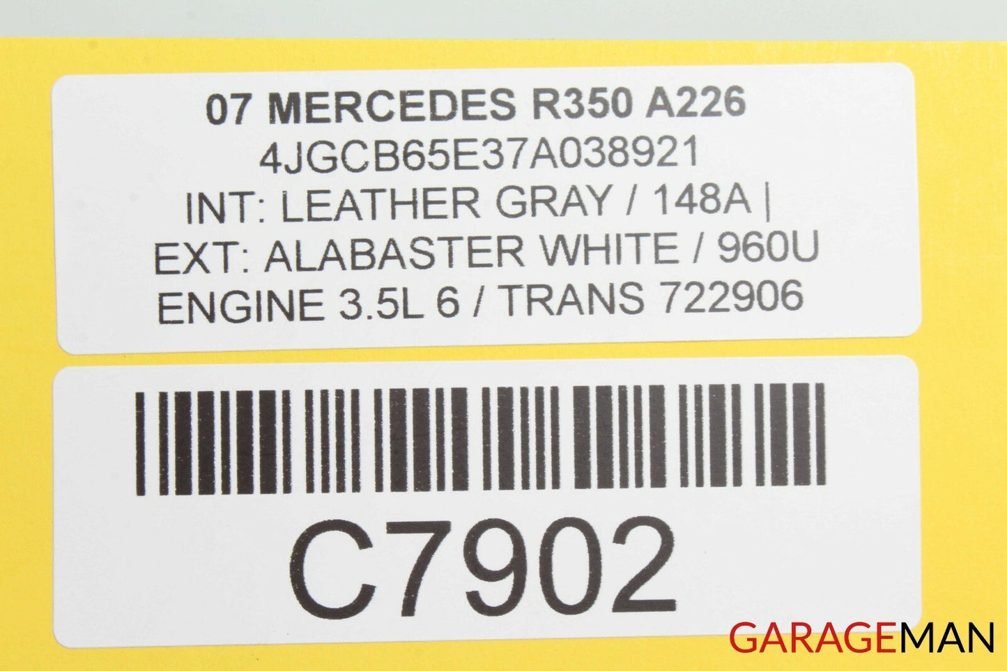 06-10 MERCEDES W251 R350 FRONT RIGHT PASSENGER SIDE PARKING LIGHT LAMP OEM