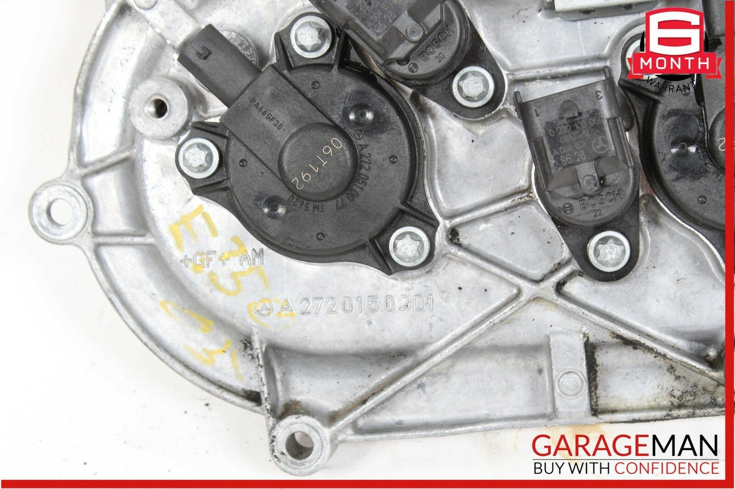 06-10 Mercedes E350 R350 S550 Front Left Side Engine Timing Chain Cover Plate