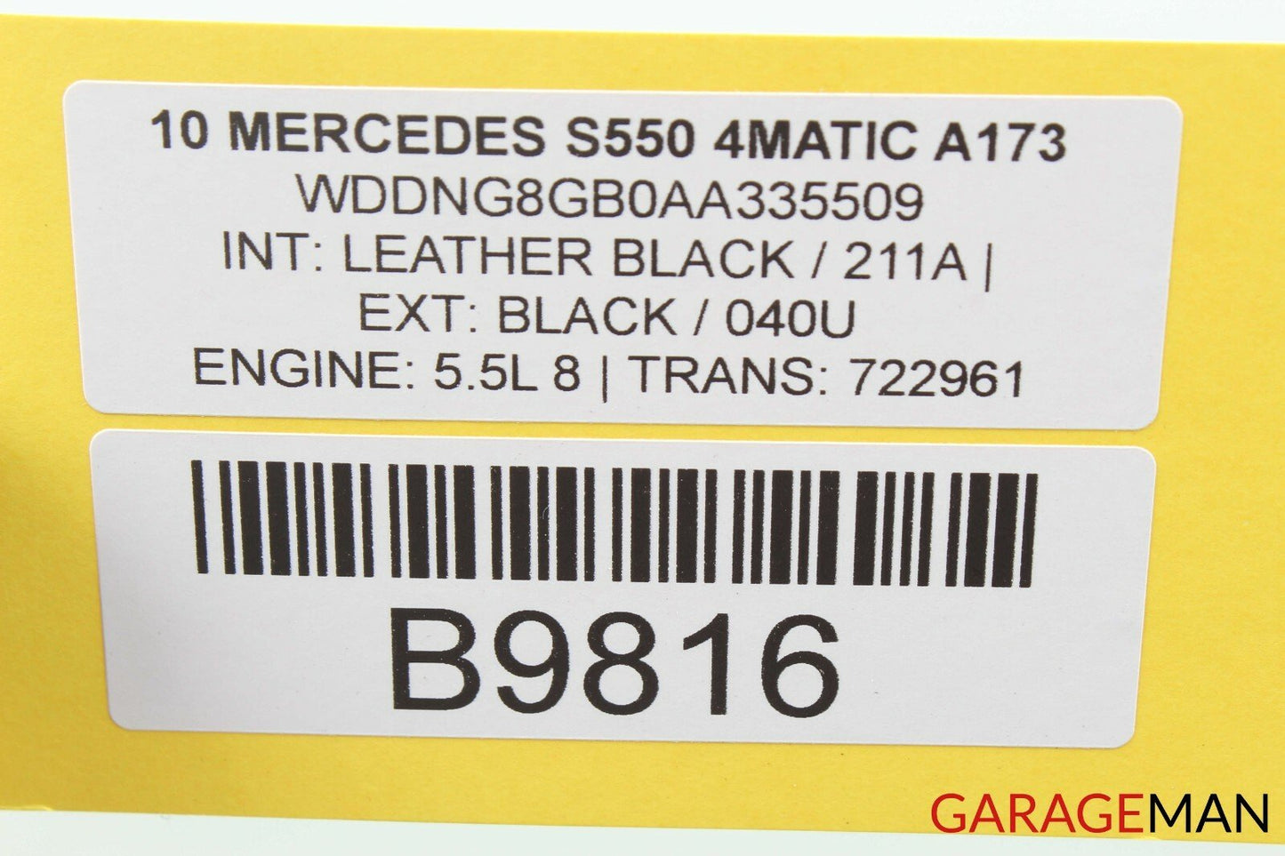 07-13 Mercedes W221 S450 S550 Rear Left Driver Side Door Harness Wire Wiring OEM
