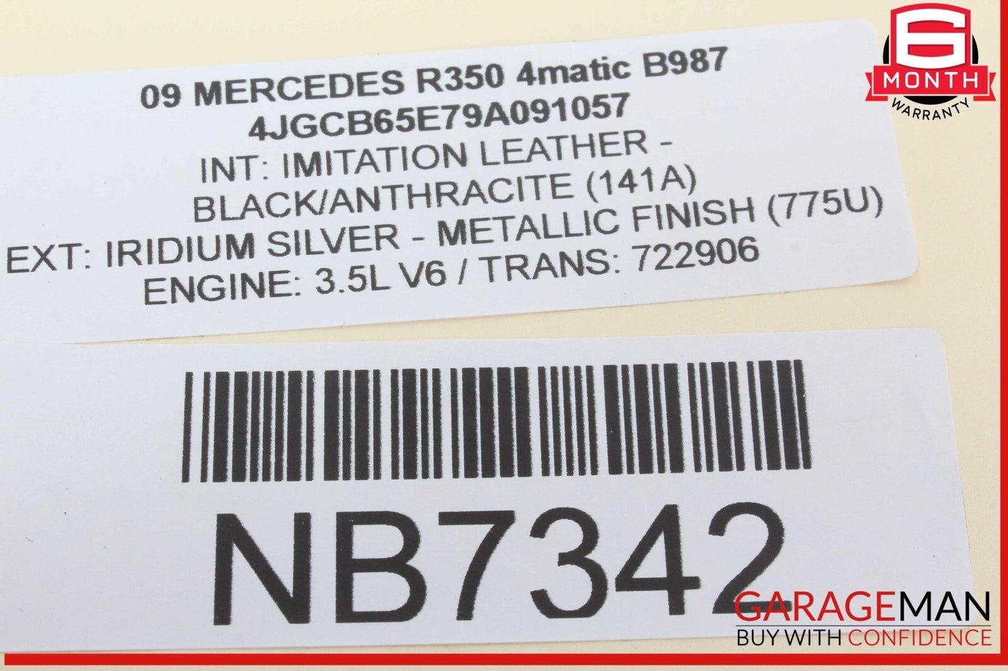 06-10 Mercedes W251 R350 4MATIC Center Dashboard Hazard ESP Control Switch OEM
