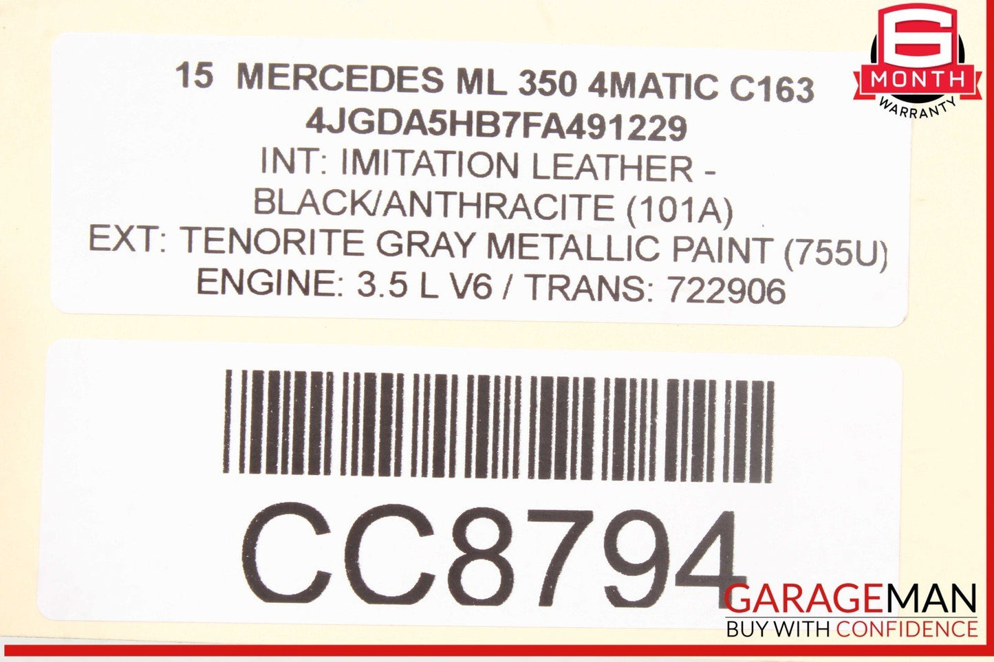 12-19 Mercedes W166 ML350 GLS550 Rear Right Spindle Knuckle Assembly OEM