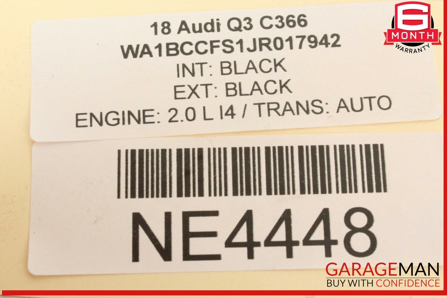 15-18 Audi Q3 Rear Left Driver Side Trailing Control Arm 3C0505129B OEM