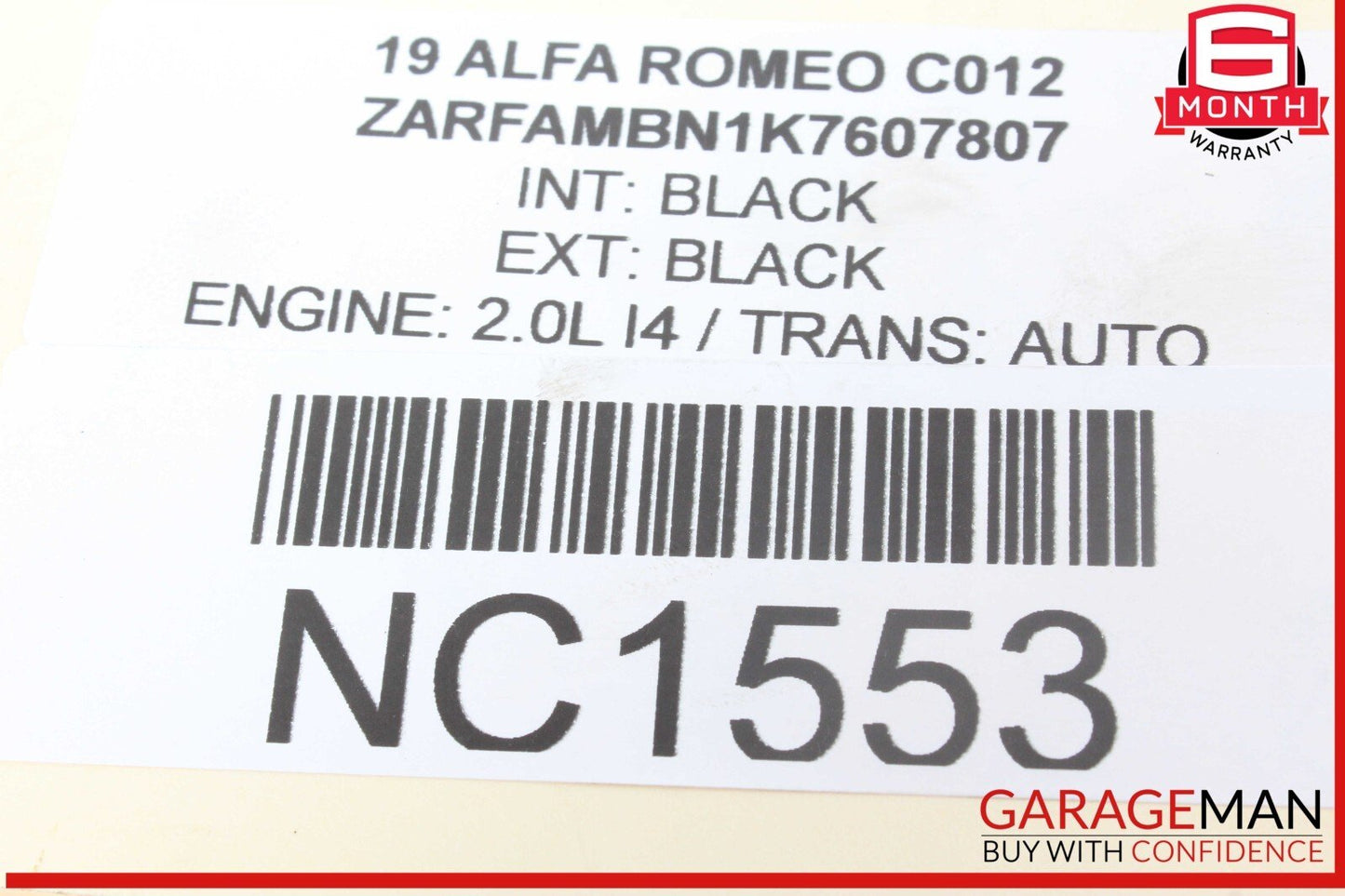 17-25 Alfa Romeo Giulia Rear Left and Rear Right Side Coil Spring Set of 2 OEM