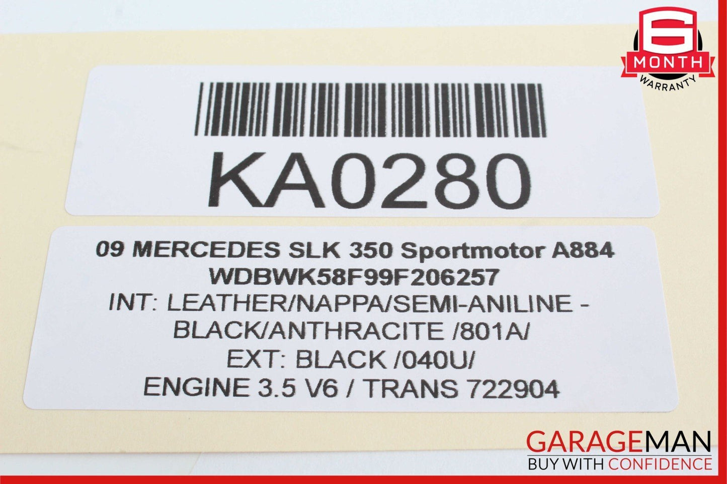 Mercedes SLK350 CLK500 CL500 S430 E320 Anti Theft Alarm Module 2118209126 OEM