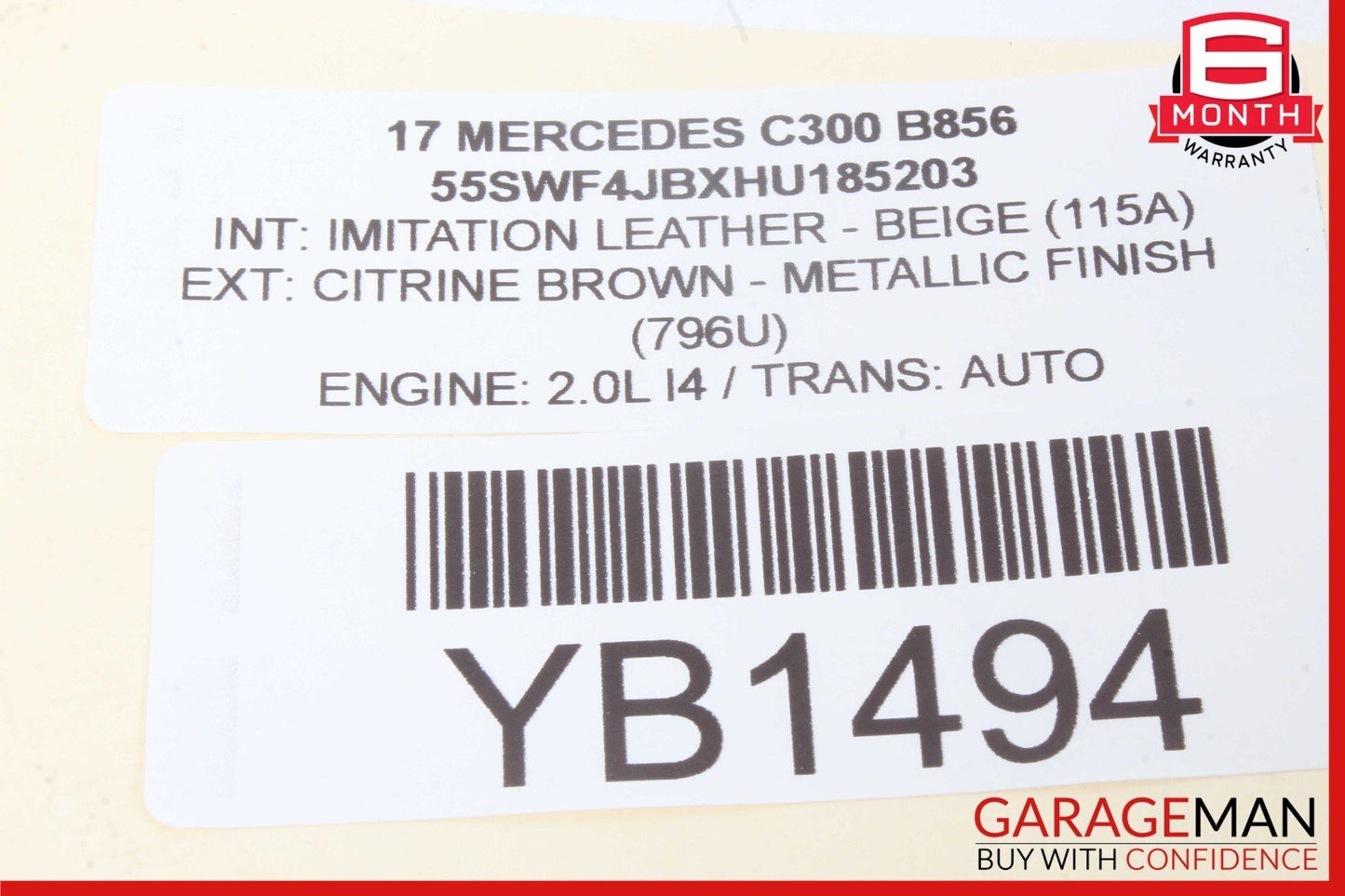 15-20 Mercedes W205 C300 C350e Front Left Side Door Lock Latch Actuator OEM