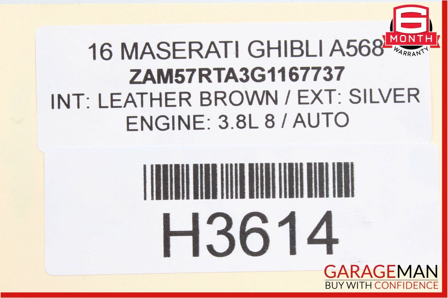 14-17 Maserati Ghibli S Q4 Rear Right Passenger Drive Axle CV Shaft Driveshaft
