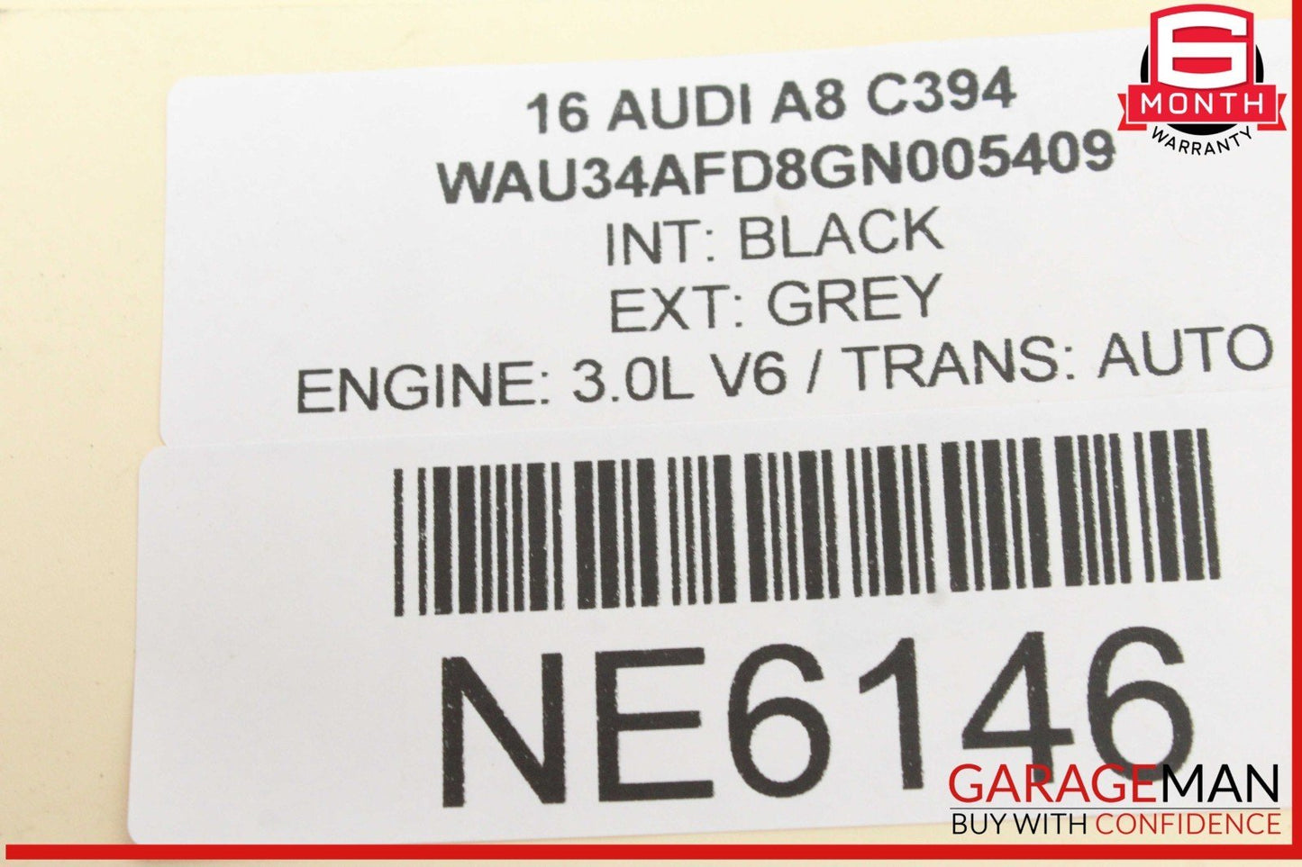 12-18 Audi A8 Rear Left or Right Side CV Axle Shaft 8R0501203C Genuine