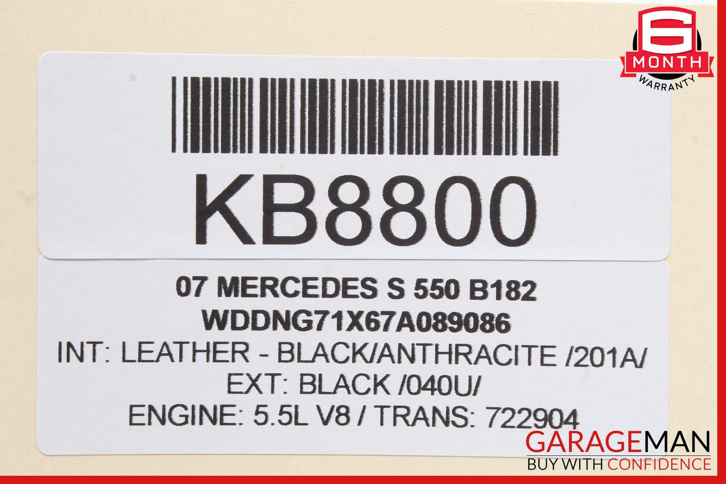 07-14 Mercedes W221 S550 S400 Trunk Seat Lumbar Vacuum Pump 2218000248 OEM